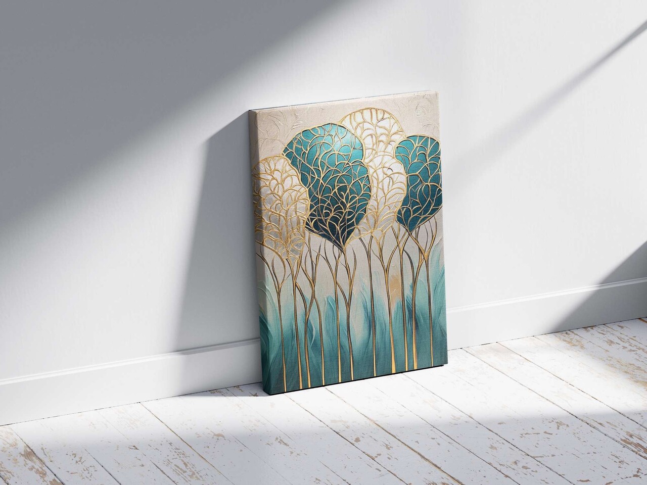 Tablou decorativ, YNS-1041-45 x 70, Lemn, Multicolor - view 3