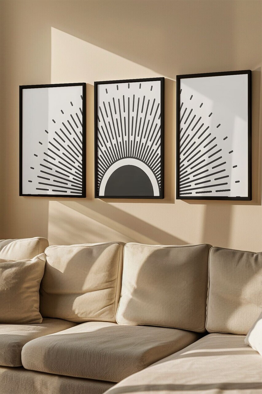 Tablou decorativ, Artvmodel39-Sıyah, MDF, Multicolor