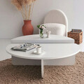 Masuta de cafea, Neostill, Podium, 90x30x60 cm, Alb