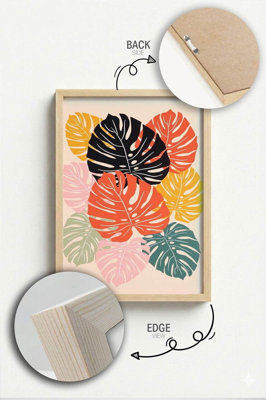 Tablou decorativ, Artnewclahsp96-3348, Lemn masiv, MDF, Multicolor - view 4