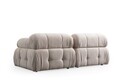 Canapea 2 locuri, Atelier del Sofa, 560ARE1552, Lemn de fag / PAL, Crem