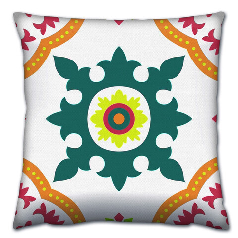 Perna, a14661, 43x43 cm, 50% bumbac / 50% poliester, multicolor