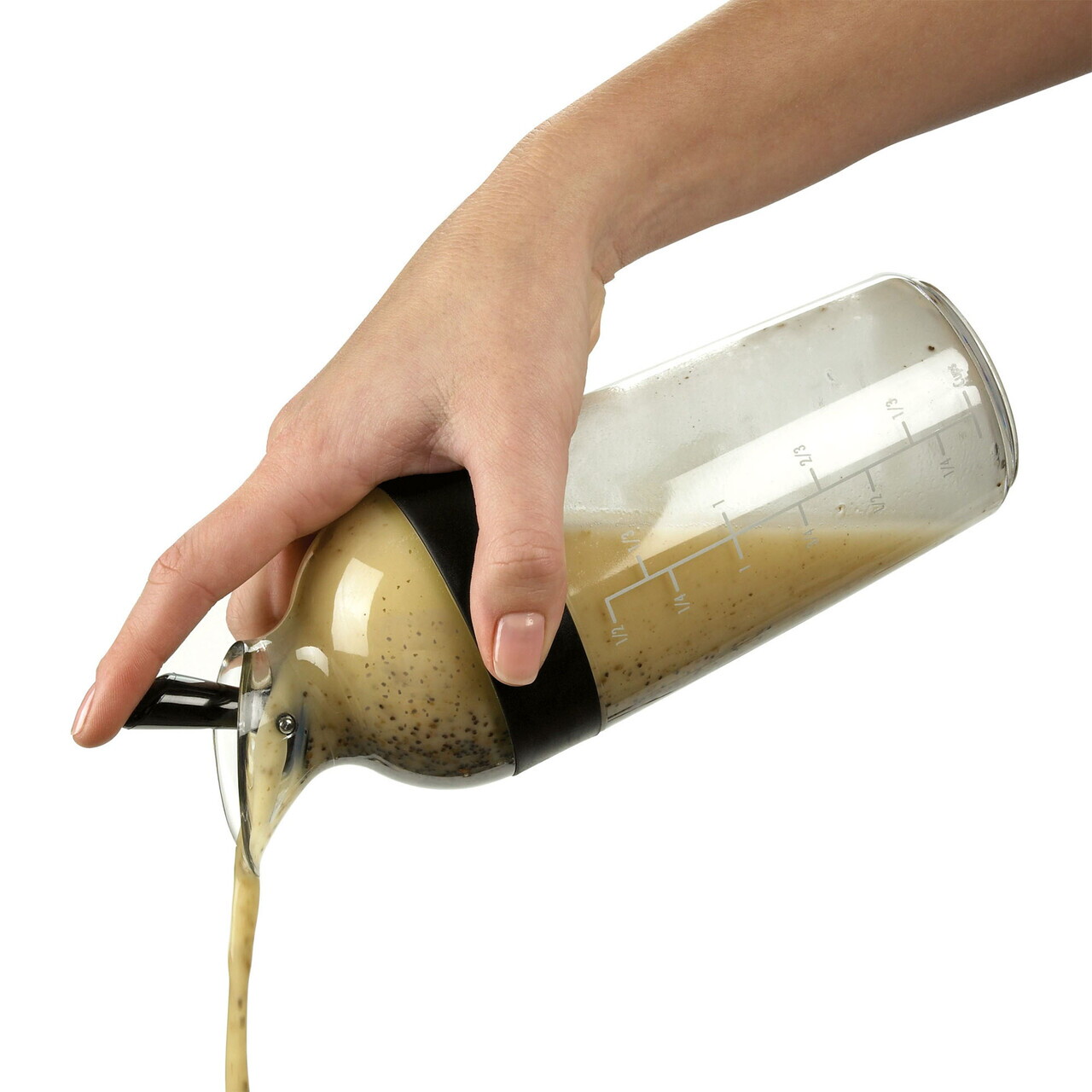 Shaker pentru dressing salata, 355 ml, tritan, "Good Grips" - OXO - view 3