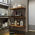 Raft de perete, Kalune Design, Pulalis, 40x66x20 cm, PAL, Maro