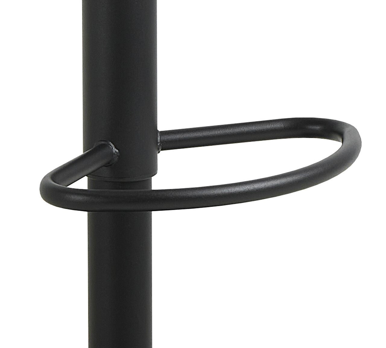 Scaun de bar Owen, Actona, 45.5x50x92.5 cm, rotativ, piele ecologica/otel, negru - view 2