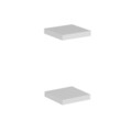 Raft de perete, Minerva, Gizli2 23, 23x3 cm, PAL, Alb