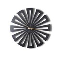 Ceas de perete, Symmetry, Metal, Dimensiune: 50 x 50 cm, Negru