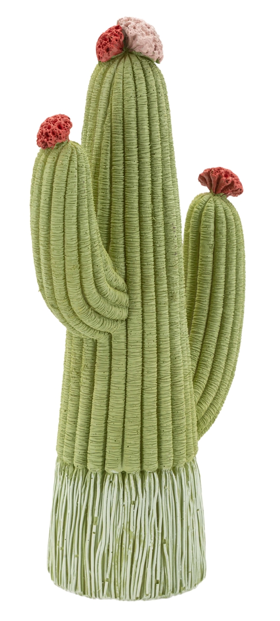 Figurina /sculptura decorativa Cactus, Mauro Ferretti, 13x7x25 cm, polirasina, multicolor