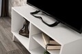 Comoda TV Zisino, Kalune Design, 100x35x54 cm, alb