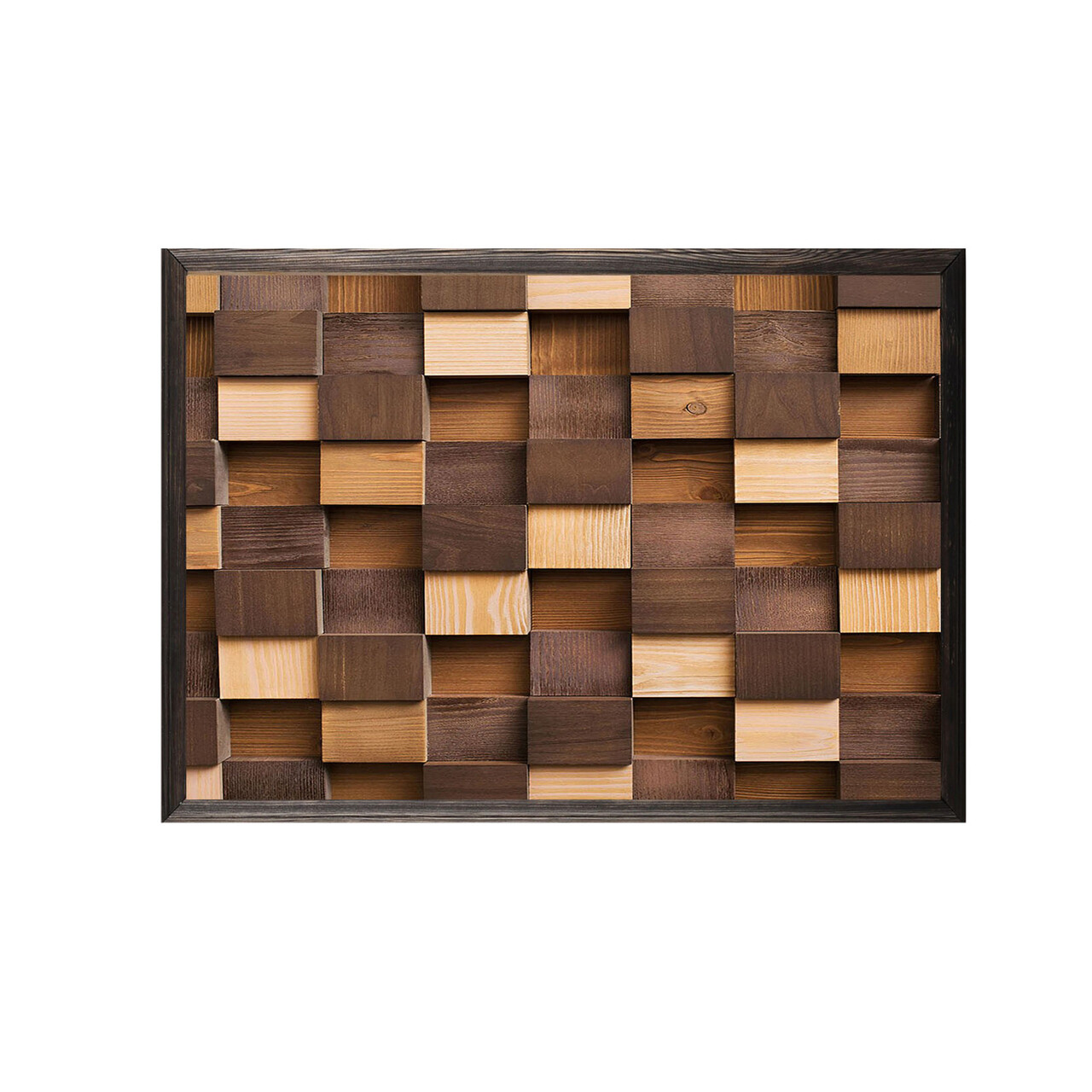 Tablou decorativ, Light and Dark XL, Lemn, Lemn, Multicolor - 1 | YEO