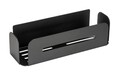 Polita pentru baie Bivio, Wenko, 30x10.5x8 cm, aluminiu, negru