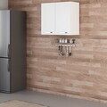 Dulap pentru bucatarie, Hanah Home, Minar, 80x72x37 cm, Alb