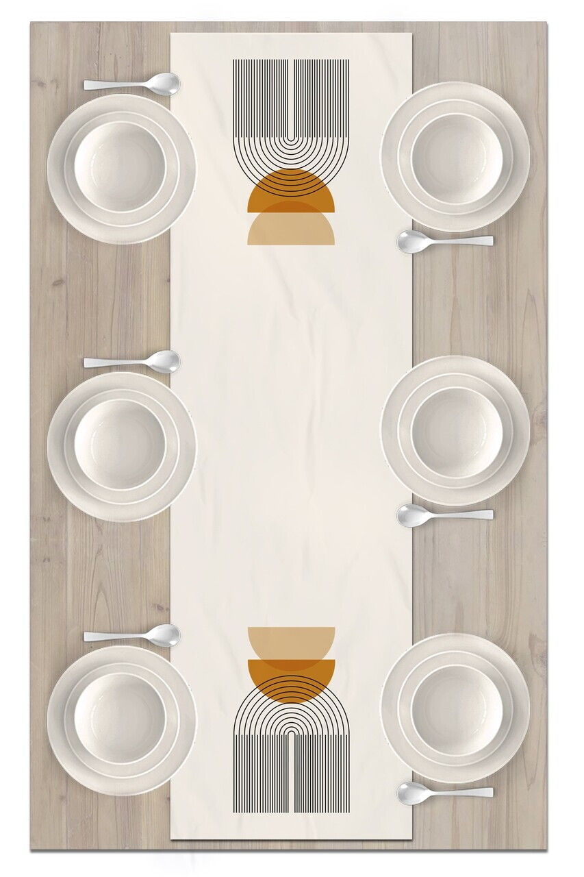 Traversa de masa, Artrunmin-53, 40x135 cm, Poliester, Multicolor — imaginea 2