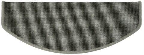 Covor scari semirotund c-290142, decorino, 24x65 cm, polipropilena, gri
