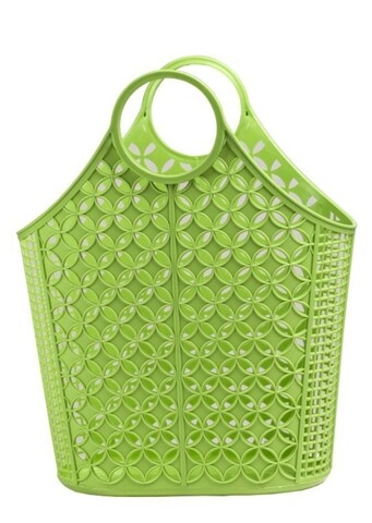Cos de cumparaturi shopper, domotti, 40x16x46 cm, verde