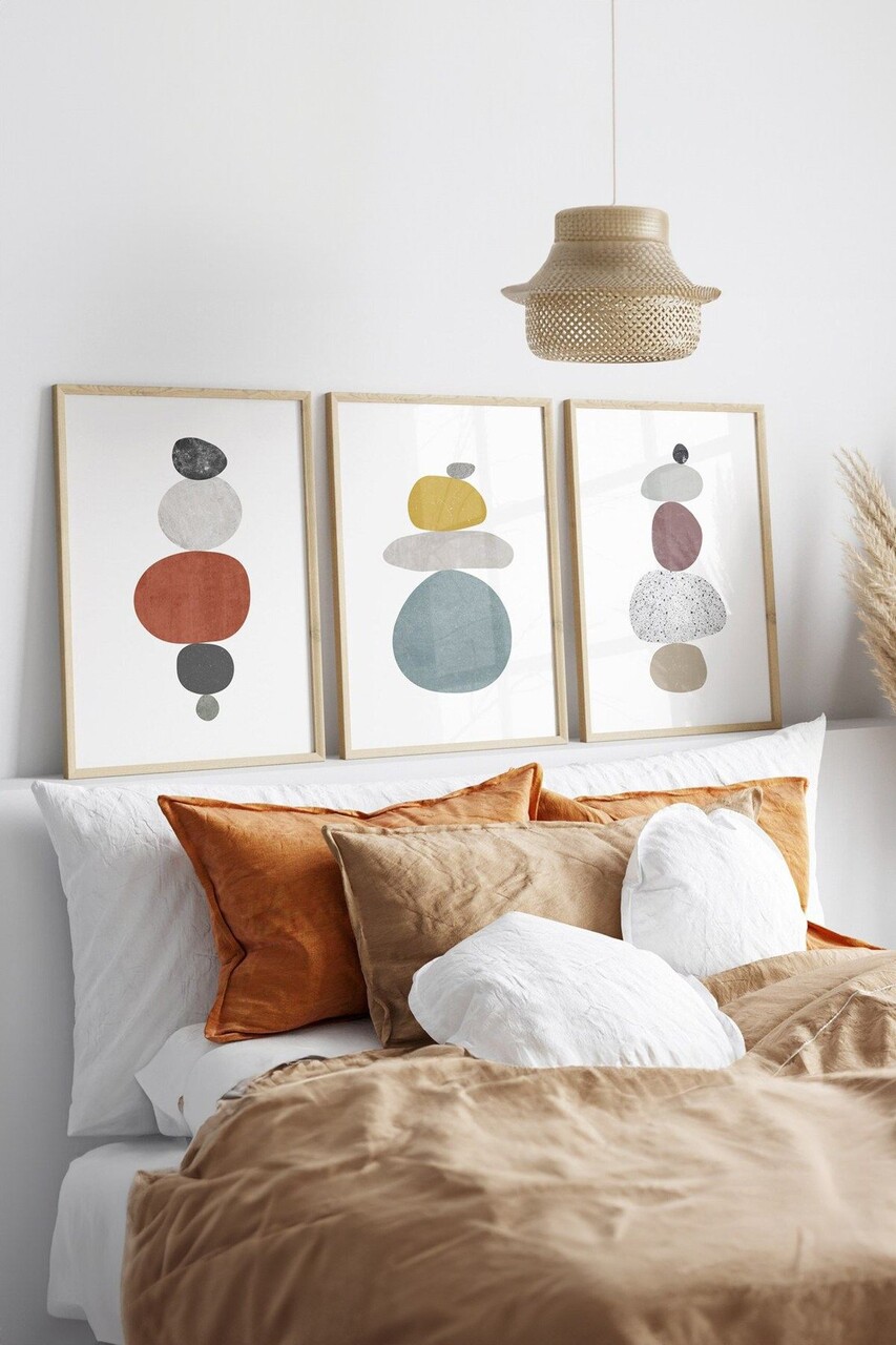 Set 3 tablouri decorative Artsycllct42 MDF Multicolor