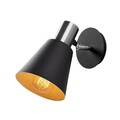 Aplica de perete, Opviq, 892OPV1296, Metal, Negru/Nichel