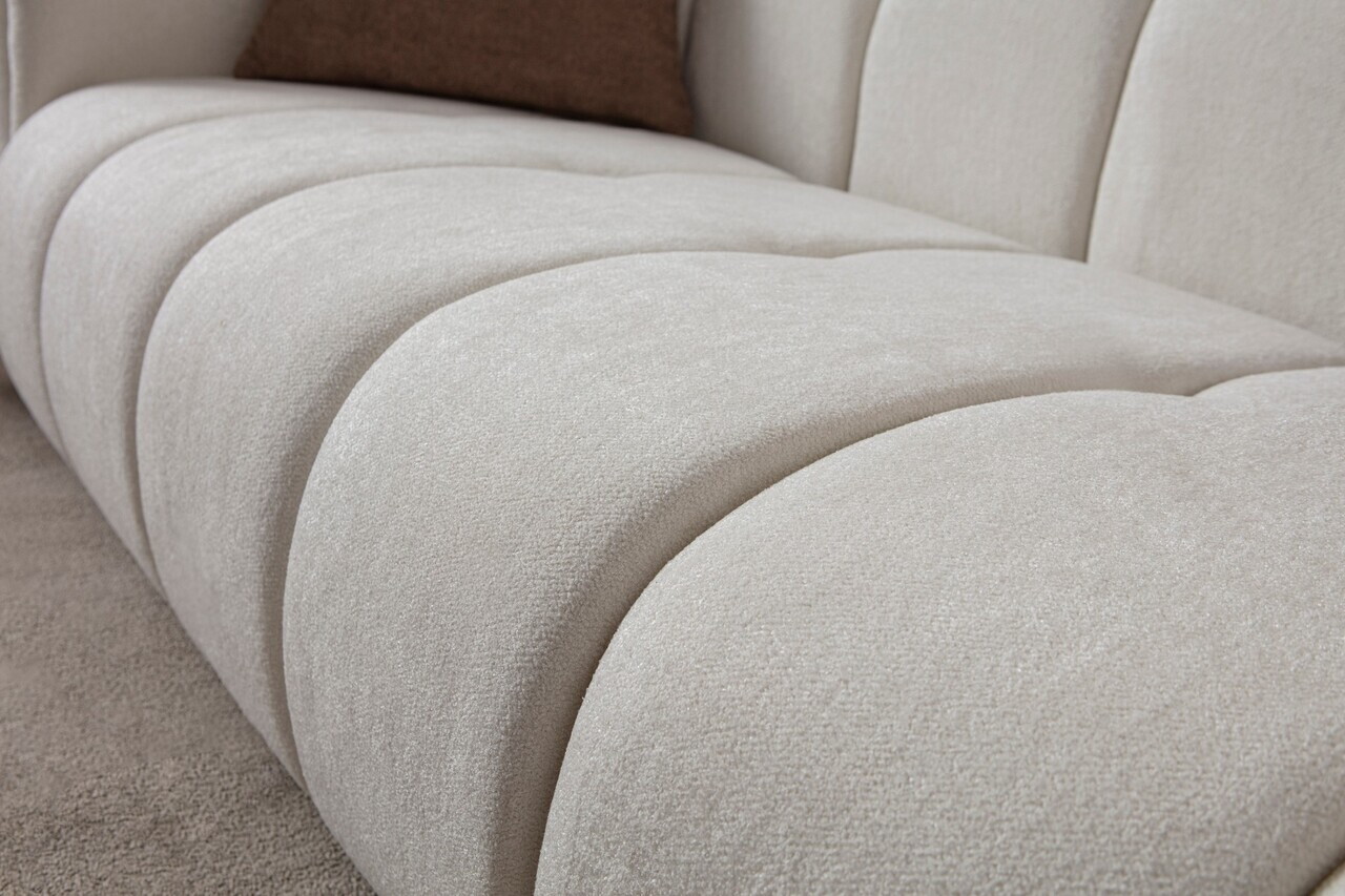 Canapea 3 locuri, Atelier del Sofa, 752EST1180, Alb — imaginea 4