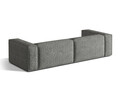 Canapea 5 locuri, Nuria-260, Micadoni Home, 290x110x72 cm, tesatura boucle, grafit