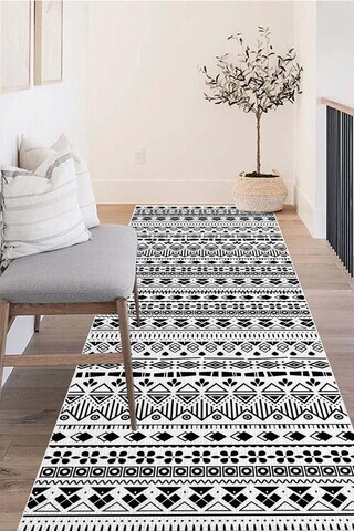 Covor, CLR-7195-YOLLUK-48, 160x250 cm, Poliester, Alb