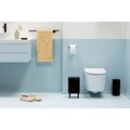 Cos de rufe, Brabantia, Bo Small, 4 L, 17.2x20x36 cm, otel, negru mat