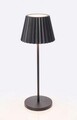 Lampa LED de exterior Artika, Bizzotto, 12.5x36 cm, cu baterie reincarcabila, otel acoperit cu pulbere, negru