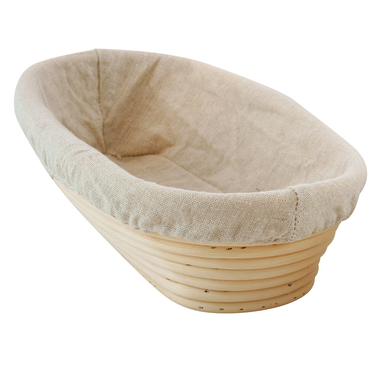 Cos oval pentru dospire aluat, ratan, 28 x 15 cm - Zokura - view 2