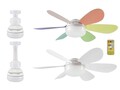 Ventilator de tavan Beper, 52x29 cm, ABS, multicolor