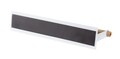 Suport magnetic pentru servetele de bucatarie, Wenko, Magna, 30 x 8 x 6 cm, metal/bambus, alb
