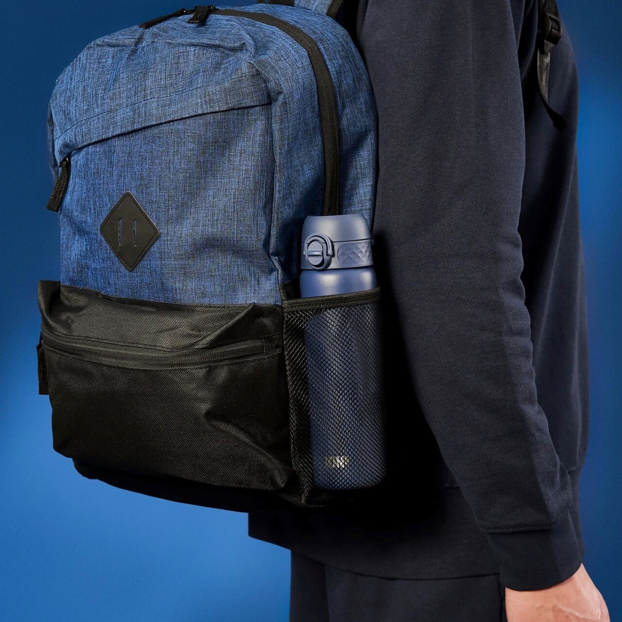 Sticla apa Slim, inox, 600ml, Ash Navy - Ion8 - view 10