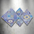 Set 4 tablouri decorative, 4MDF2987533, MDF, Imprimat UV, Multicolor