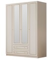 Dulap pentru haine, Rabi, Rb-079-02, 140x210x52 cm, Alb mat