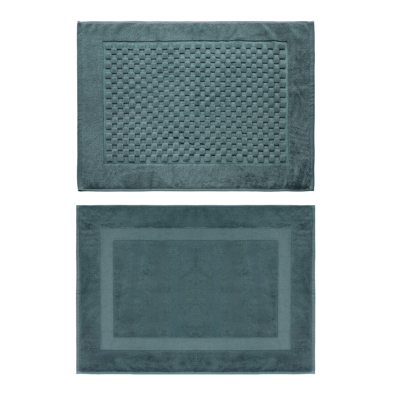 Set covorase de baie, L'essentiel Maison, Eminent, 60% Bumbac/40% Bambus, Verde inchis — imaginea 5