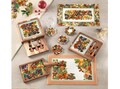 Set servire branzeturi, tocator si cutite, Le Primizie, Brandani, 23x26 cm, lemn de salcam/sticla