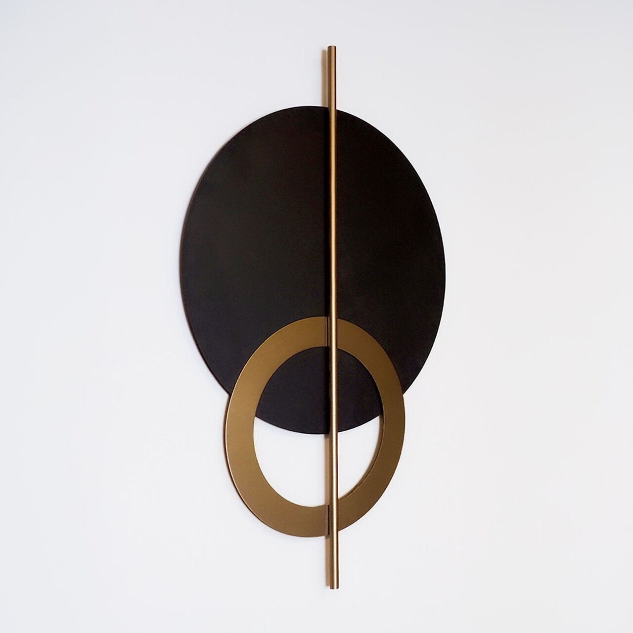Decoratiune de perete, Hyperion, Dimensiune: 46 x 80 cm (1 bucată), Negru — imaginea 6