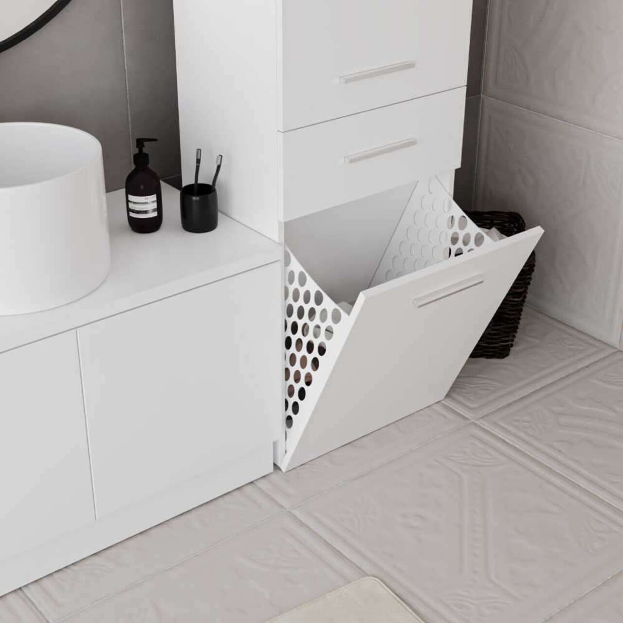 Dulap multifunctional, Adore, Adr-621-Pp-1, Alb - 2 | YEO