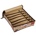 Organizator haine Paris, Creaciones Meng, compartimentat, cu fermoar, 33x30 cm
