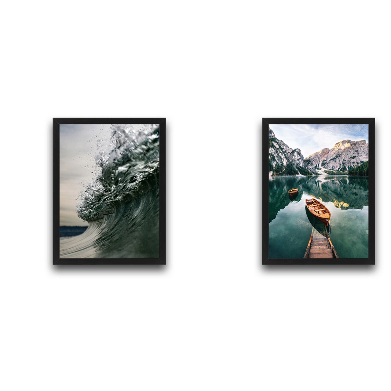 Set 2 tablouri decorative, Serenity Set, PAL, Hartie, Multicolor - 1 | YEO