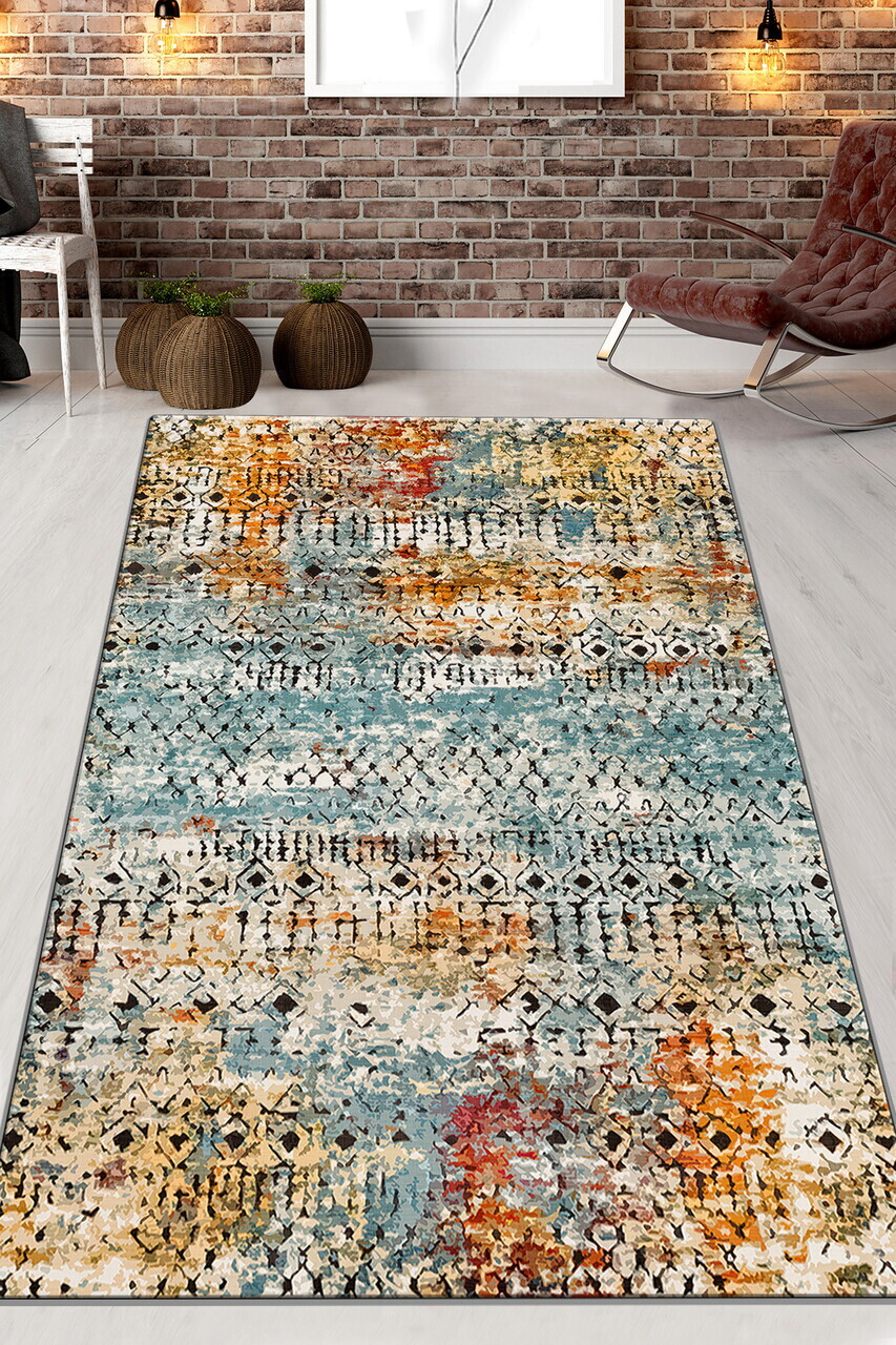 Covor, Wong, 80x200 cm, Multicolor