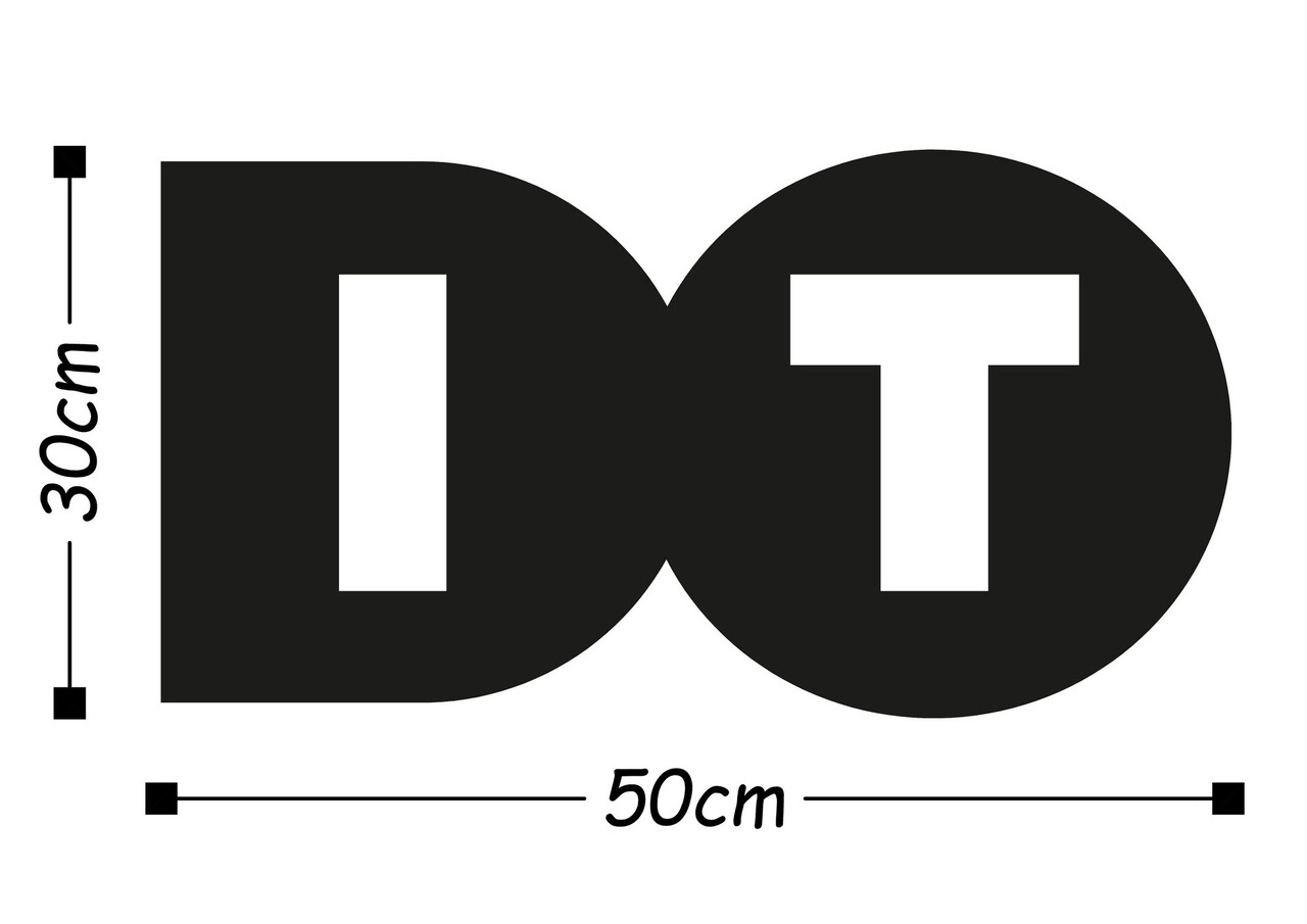 Decoratiune de perete, Do It, Metal, Dimensiune: 50 x 30 cm, Negru
