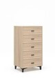 Dulap, Hanah Home, Riva, 60x112x45 cm, Stejar Sonomo
