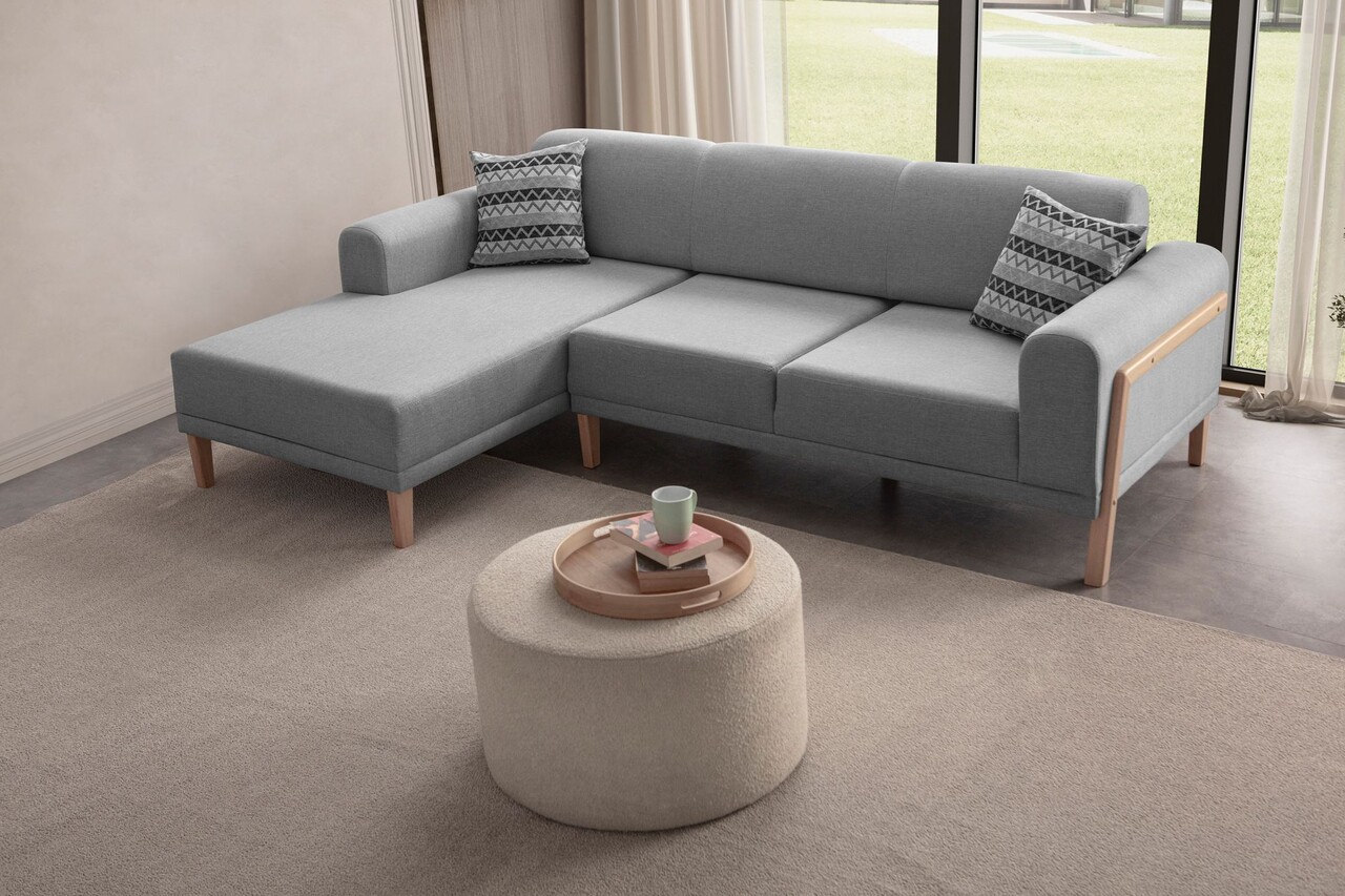 Coltar, Atelier del Sofa, 752EST1351, Lemn de carpen;PAL, Gri - view 3