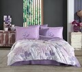 Lenjerie de pat dubla, Juillet - Lilac, Hobby, Bumbac Satinat