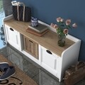 Pantofar, Wren, P2 - 1808, 120 x 45 x 40 cm, pal melaminat, alb/nuc