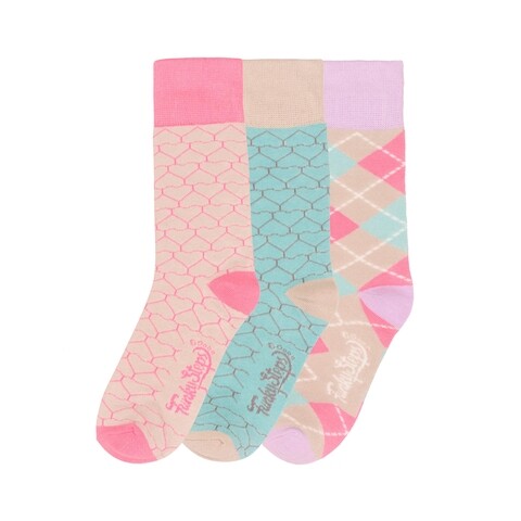 Set 3 perechi sosete dama, Funky Steps, FSB081, marimea 35-39 Funky Steps