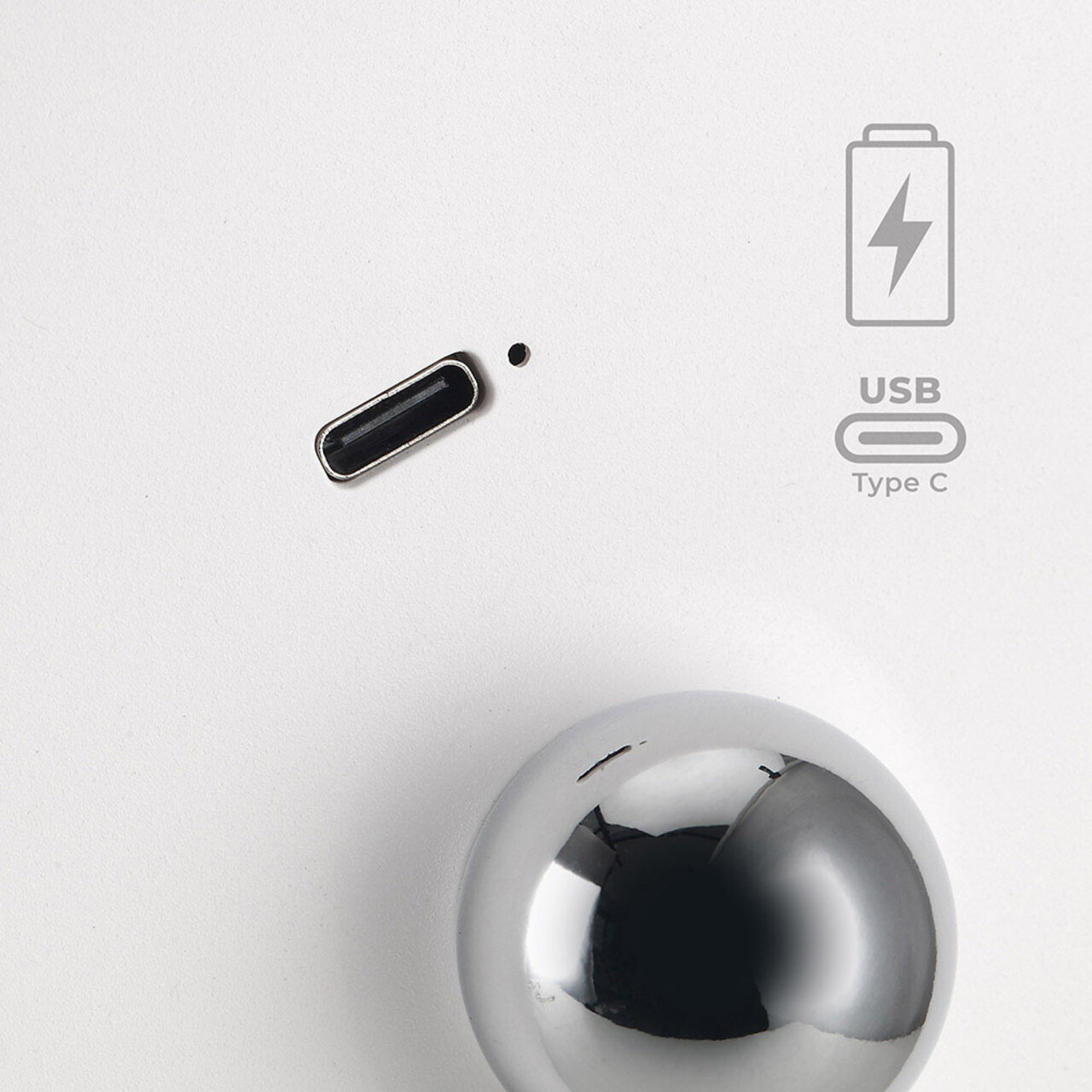 Oglinda cosmetica cu LED-uri, Luigi Ferrero, FR-805M Square, 20x20 cm, rotire 360 grade, 2000mAh - view 8