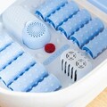 Dispozitiv de SPA pentru picioare pliabil cu role si hidromasaj Footopy, InnovaGoods, 38.5 x 37.5 x 22 cm