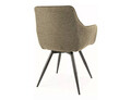 Scaun rotativ Ballo Brego, Signal, 56x45x84 cm, textil/otel, olive/negru
