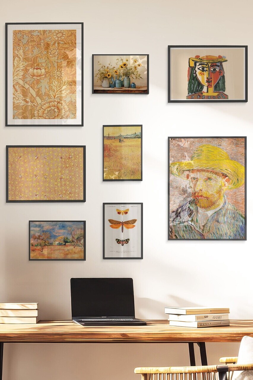 Tablou decorativ, Çgs-059-Black-Kck, Lemn masiv, Față: 100% PVC STICLĂ, Multicolor - view 3