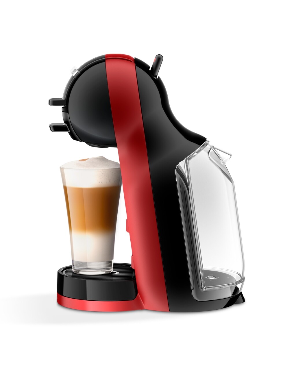 Espressor, Krups, Dolce Gusto Mini Me, 1500 W, 15 Bari, Capacitate Rezervor 0.8 L, Rosu/negru